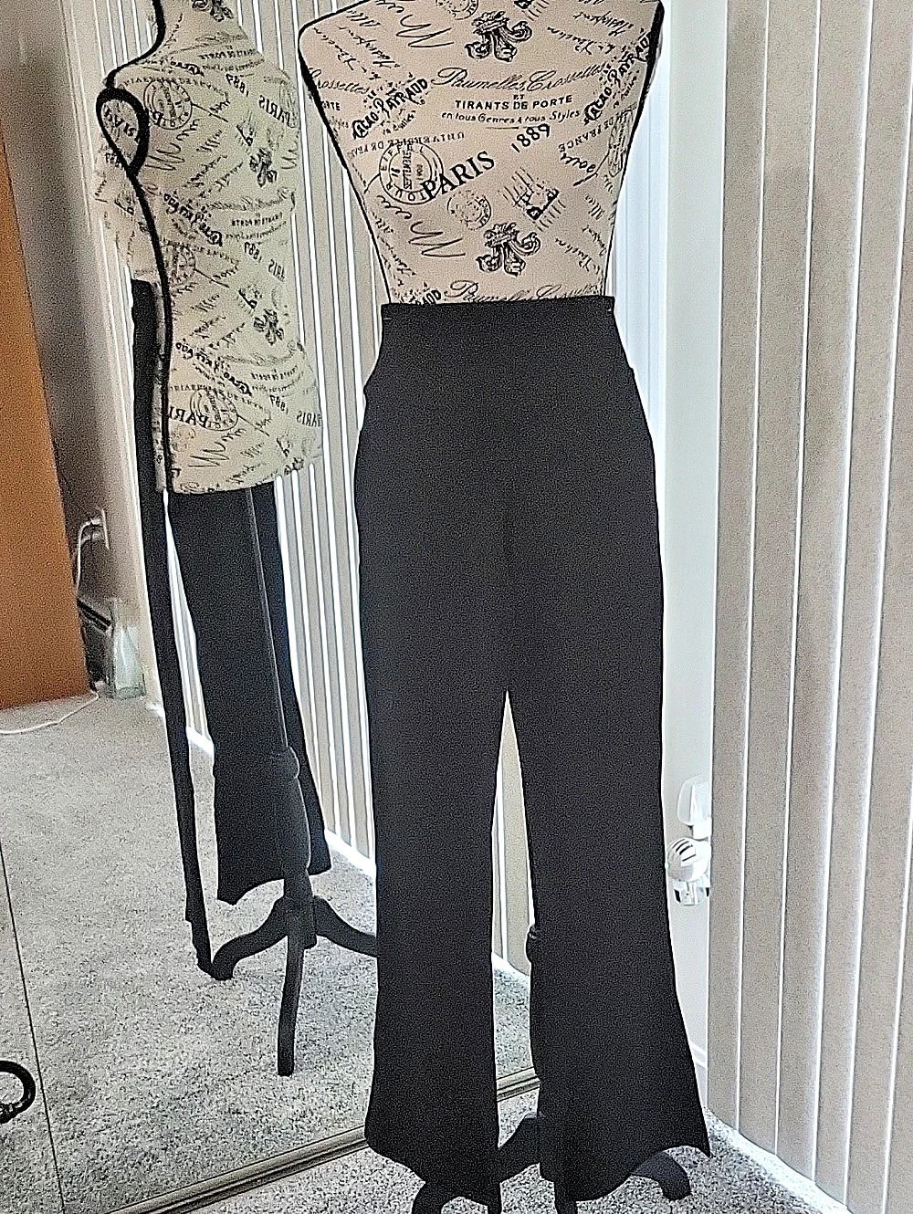 Green Apple Active Bamboo Flare Yoga Pants Black Small